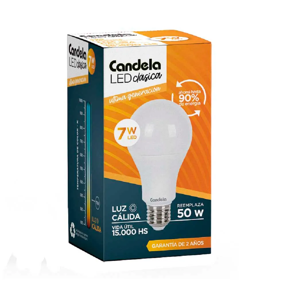 [6517] LL7C * LAMPARA LED - 7W CALIDA