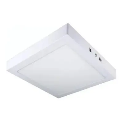 [6830] LED PLAFON SLIM CUADRADO BASE. 6W CALIDO (B/20)