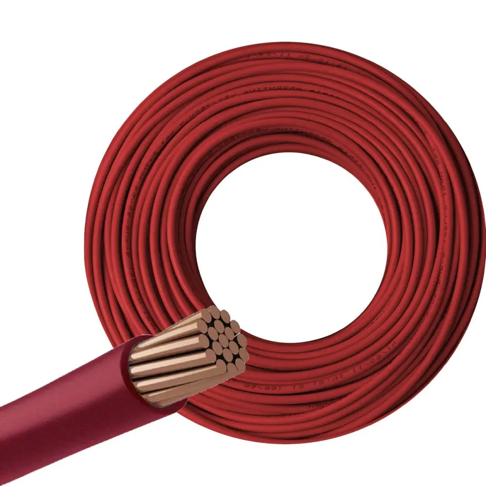 Cable Unipolar 4_Rojo x 100 metros